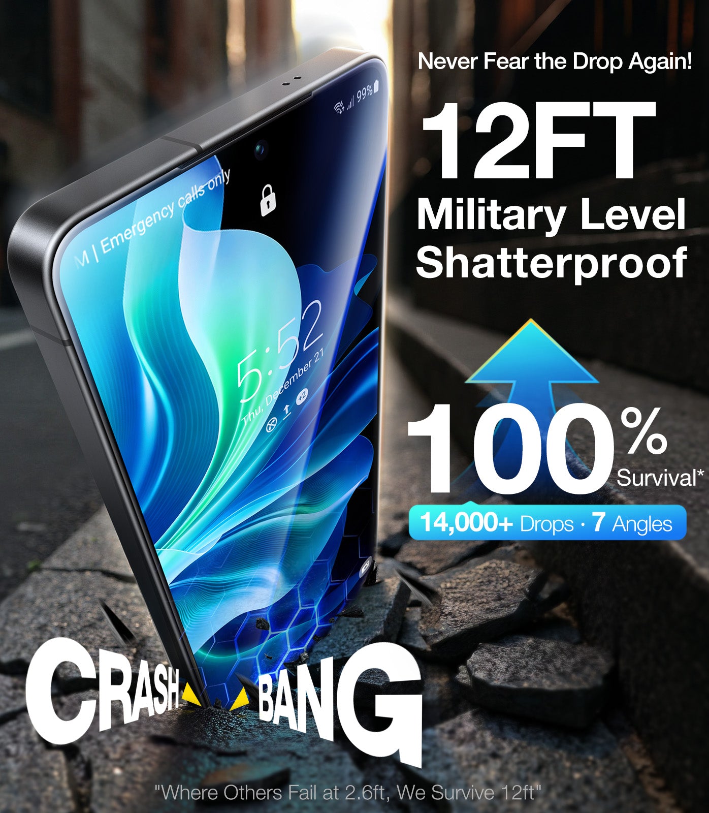 UltraGlass Samsung Galaxy S26 Ultra Privacy Screen Protector, 2 Pack