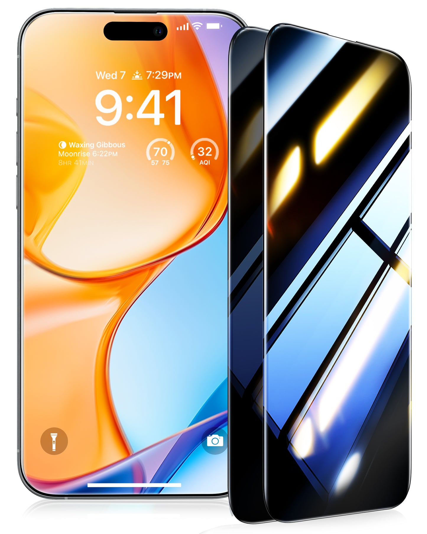 UltraGlass iPhone 17 Air Privacy Screen Protector, 2 Pack