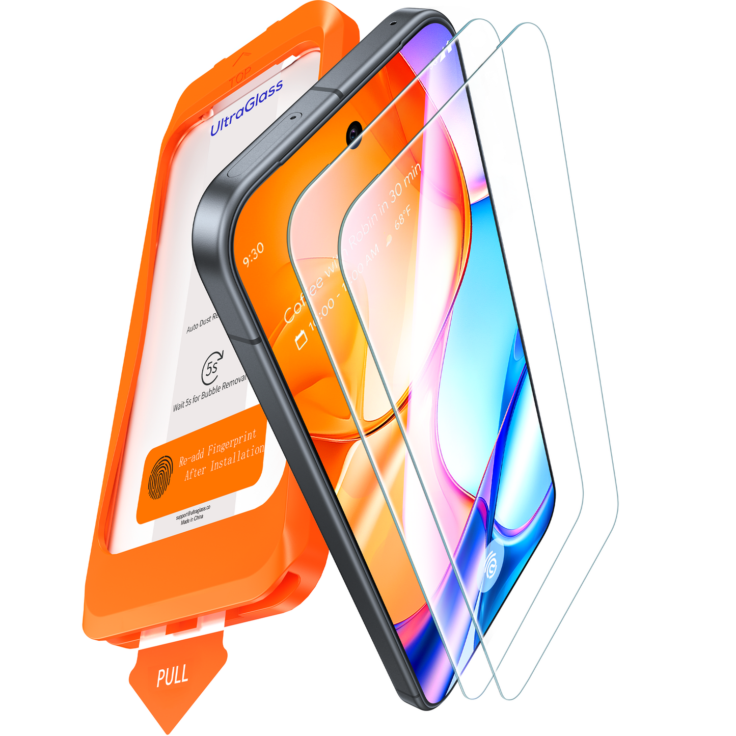 UltraGlass Google Pixel 10/10 Pro Screen Protector, 2 Pack