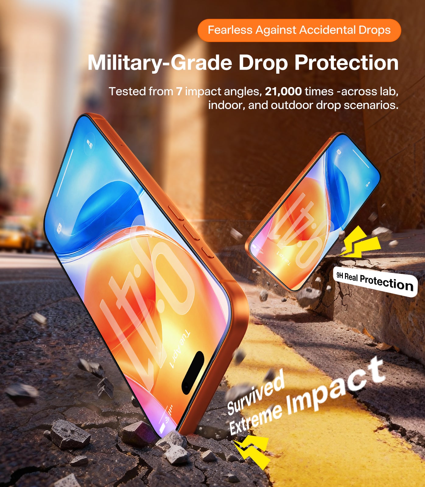 UltraGlass iPhone 17 Pro Max Anti-Reflection Screen Protector, 2 Pack