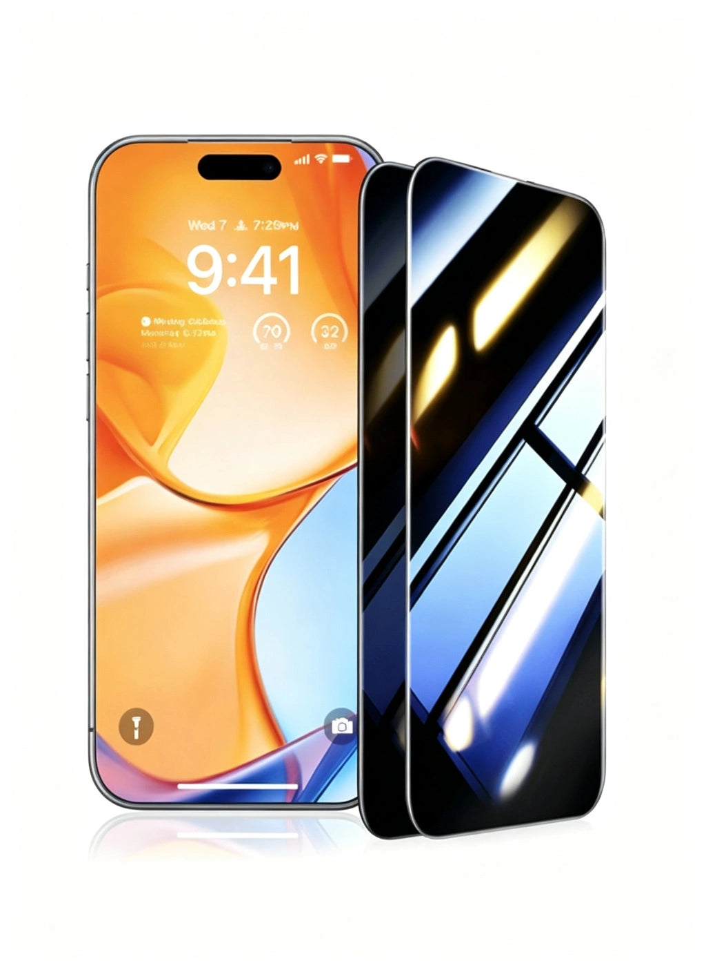 UltraGlass iPhone Privacy Screen Protector, 2 Pack