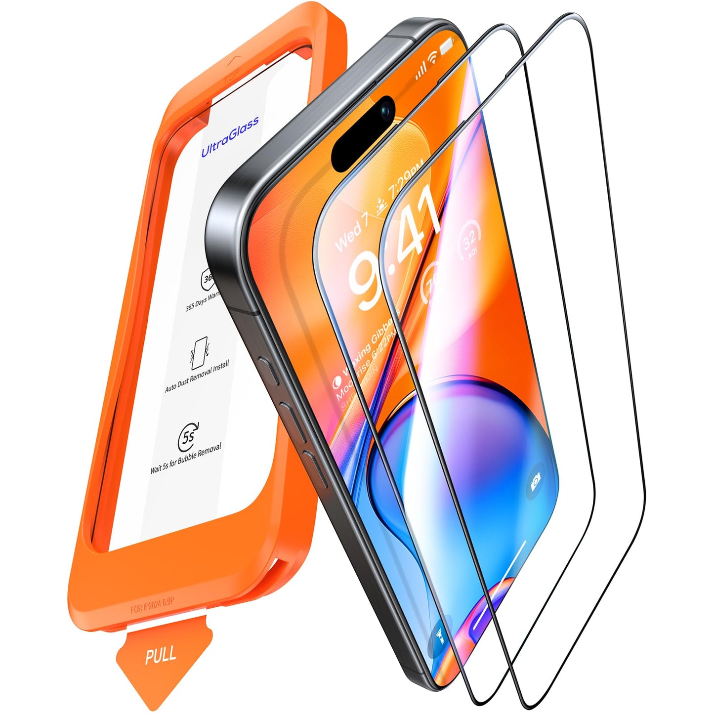 UltraGlass iPhone Anti-Reflection Screen Protector, 2 Pack