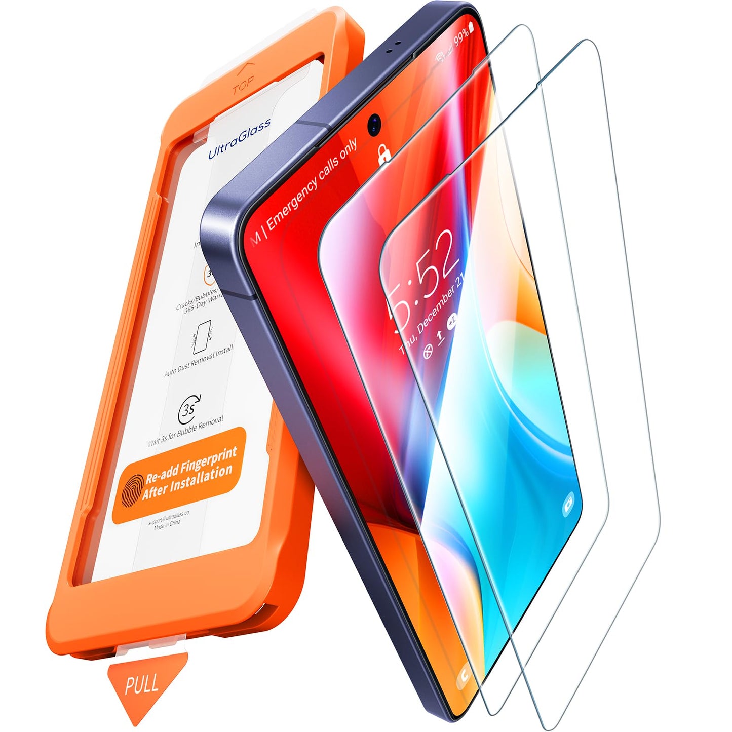 UltraGlass Samsung Galaxy Screen Protector, 2 Pack