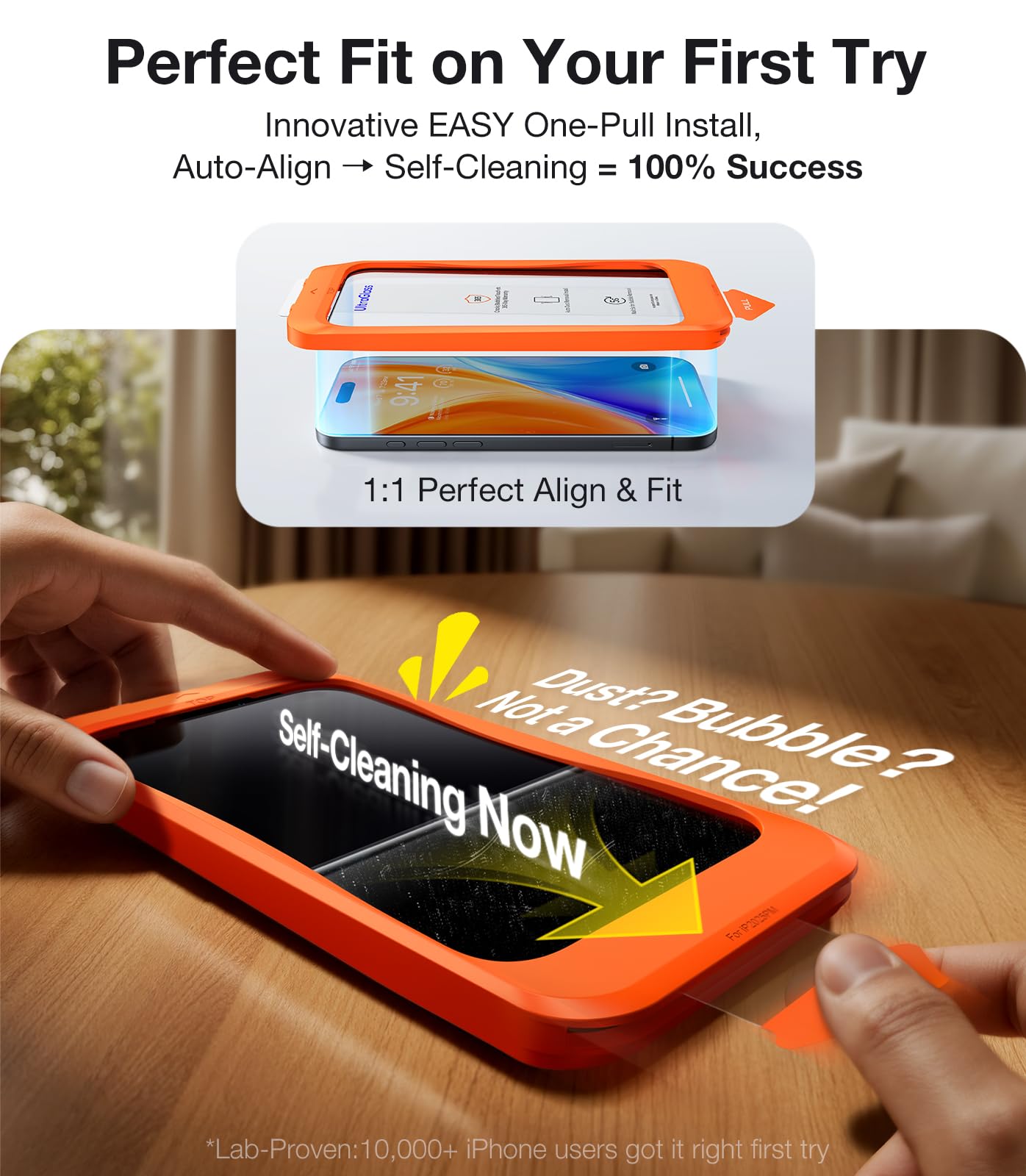 UltraGlass iPhone 17 Pro Max Screen Protector, 2 Pack